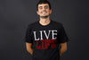 Black Original Live Life Tee