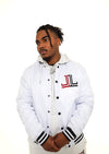 LL White  Bomber Jacket